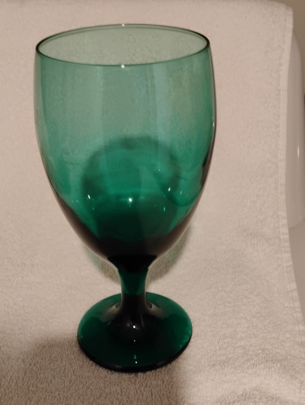 Libby's Vintage Teardrop Juniper Goblet